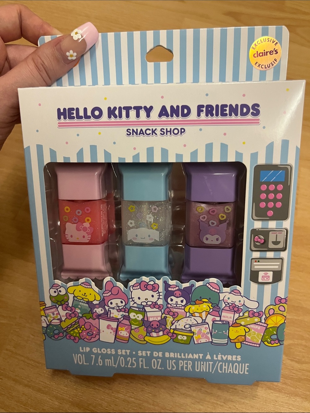 Hello Kitty and Friends Snack Shop Lip Gloss Set